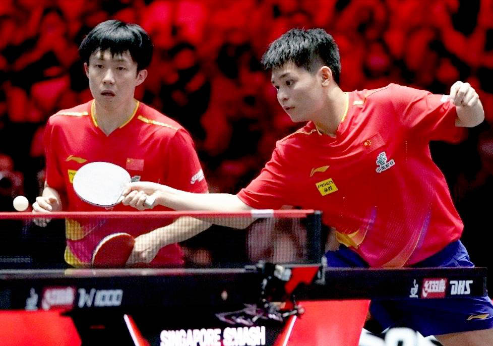 乒乓球双打赛上演绝杀,中国选手携手晋级 乒乓球双打赛上演绝杀,中国选手携手晋级